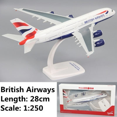28cm/11" British Airways A380 Scale 1:250