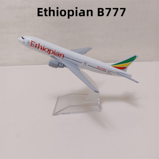 16cm/6.3" Ethiopian B777 (NoGear)