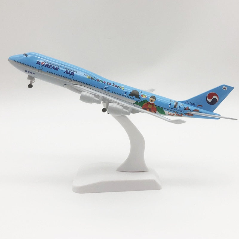 20cm/8" Korean Air "Welcome to Korea" B747