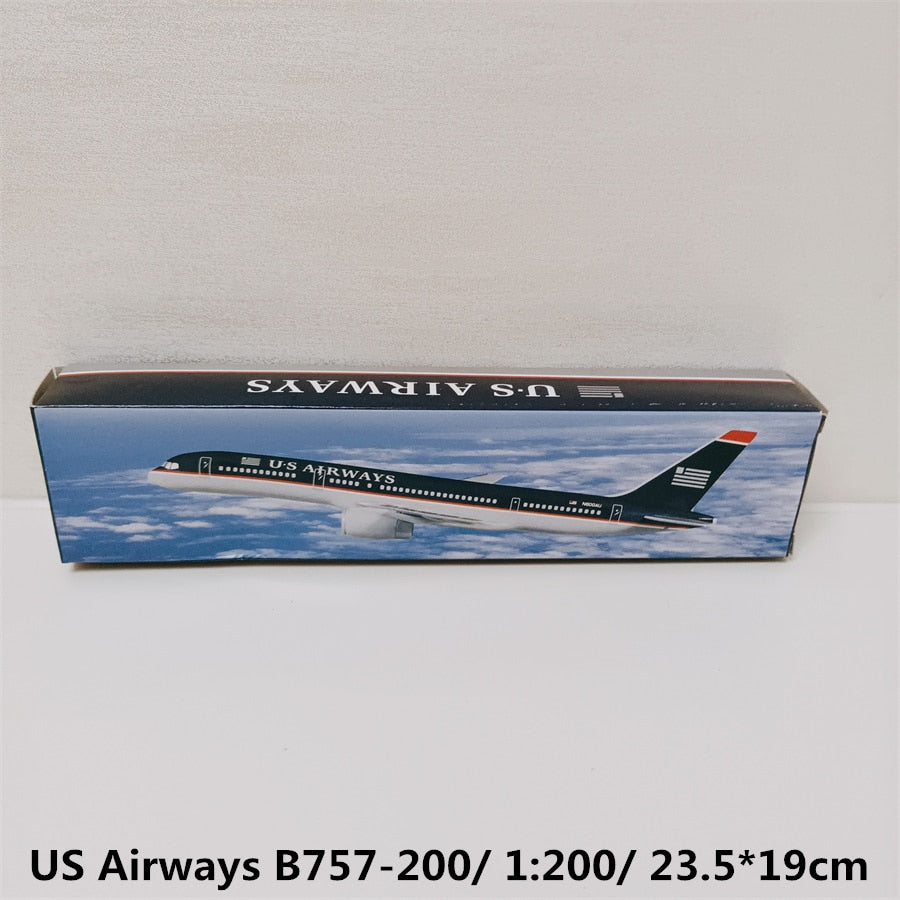 23.5cm/9.25" US Airways Boeing B757-200 1:200 Scale