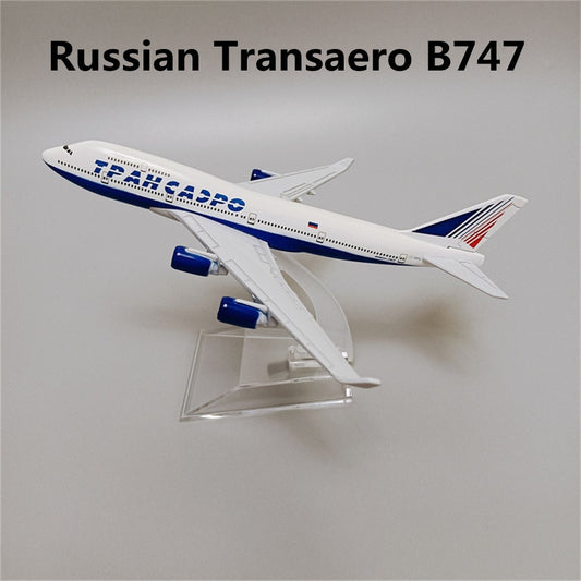 16cm/6.3" Russian Transaero B747 (NoGear)