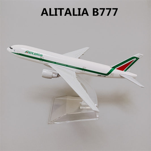 16cm/6.3" Alitalia B777 (NoGear)