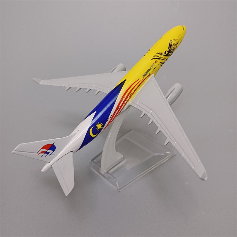 16cm/6.3" Malaysia Airlines Tiger Livery A330 (NoGear)