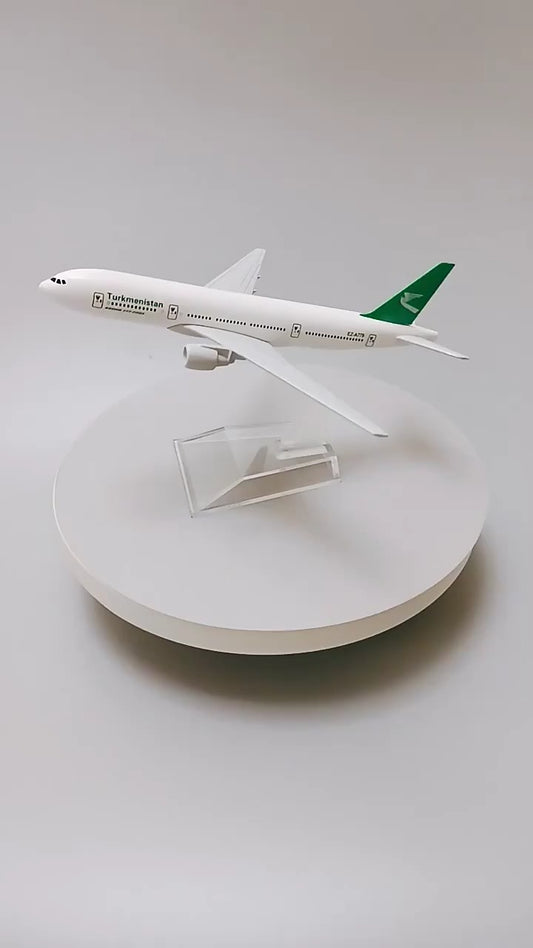 16cm/6.3" Turkmenistan Airlines B777 (NoGear)