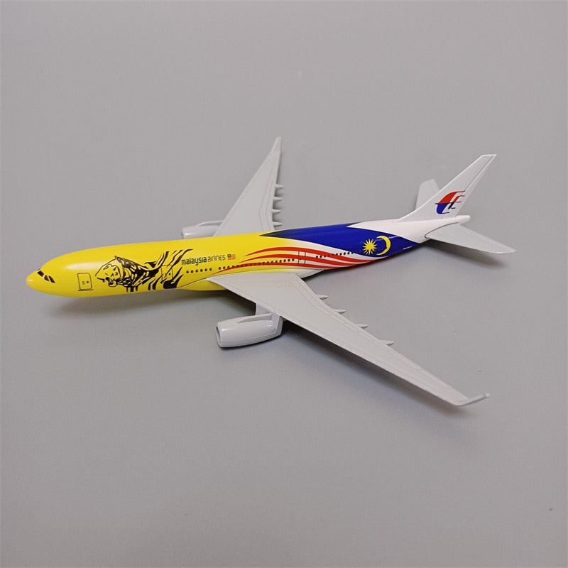 16cm/6.3" Malaysia Airlines Tiger Livery A330 (NoGear)